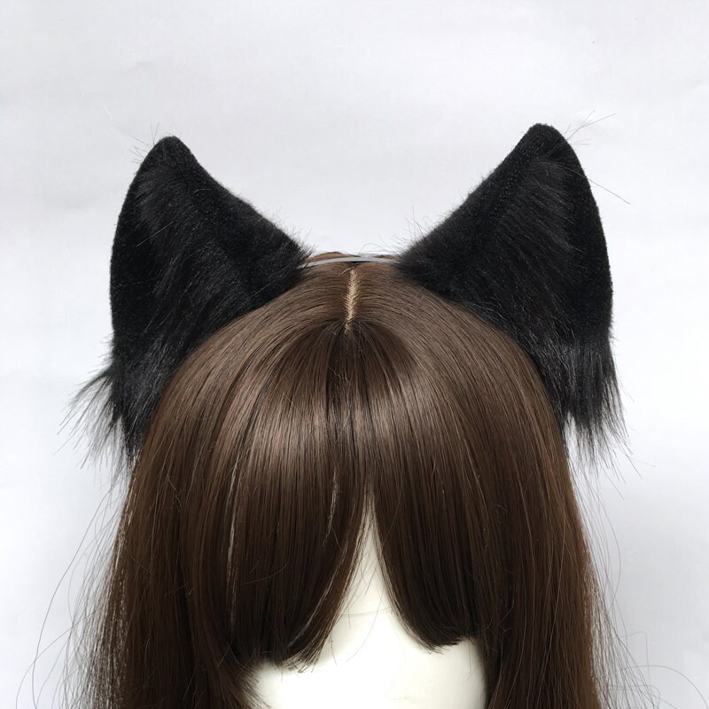 Realistic Handmade faux earsWhite black Cat earsOriange cat Etsy
