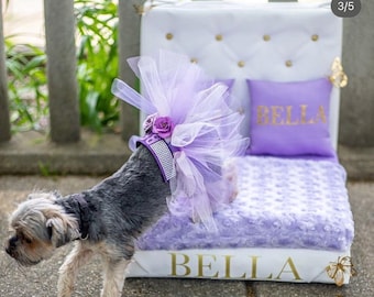 Luxury Pet Bed, Tufted pet bed, Dog bed, Cat bed
