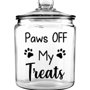 Personalized Dog Treat Jar, Dog Treat Storage, DogTreat Container, Dog Treat Jar, Dog food container,Personalized Dog Food Jar