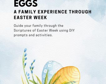 Story of Easter Holy Week cards - DIGITAL FILE [Little Learners, Big Truths Family Devotions