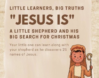 25 Names of Jesus ADVENT cards - DIGITAL FILE [Little Learners, Big Truths Family Devotions