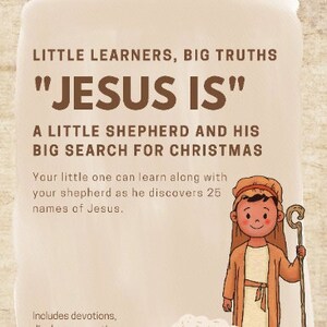 25 Names of Jesus ADVENT cards - DIGITAL FILE [Little Learners, Big Truths Family Devotions