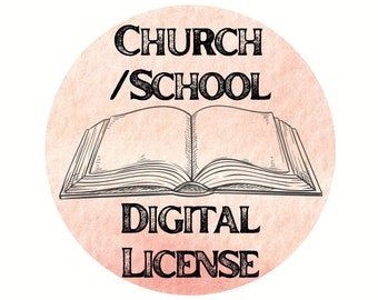 Special Use Digital License {Church-School-Ministry License}