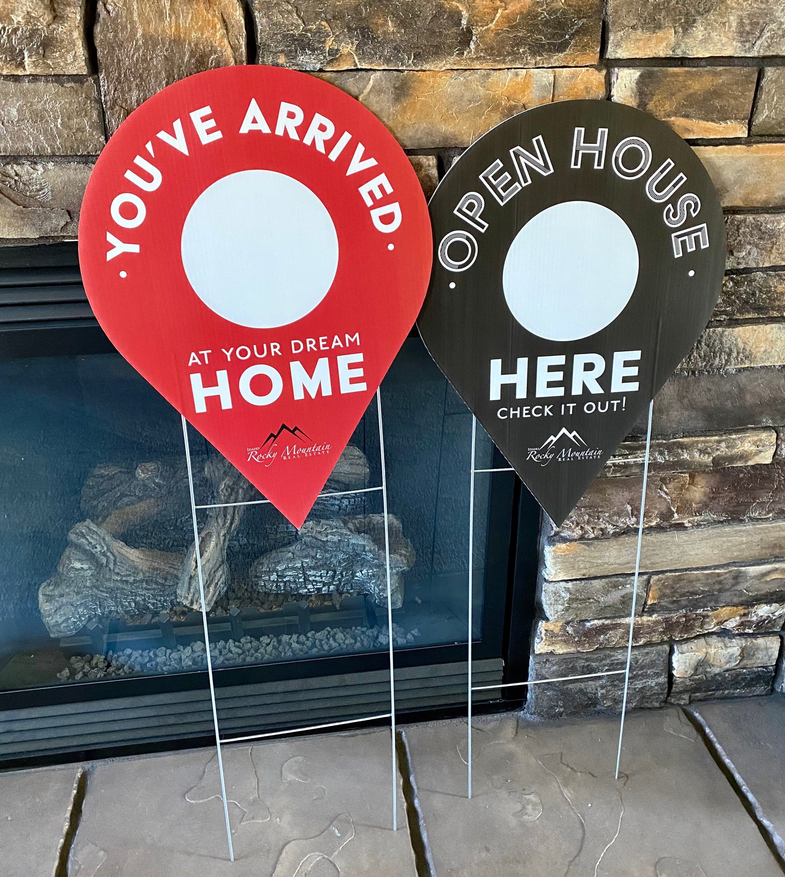 Pin Drop Pin Drop Yard Sign Dream Home Signs Realtor Signs Etsy