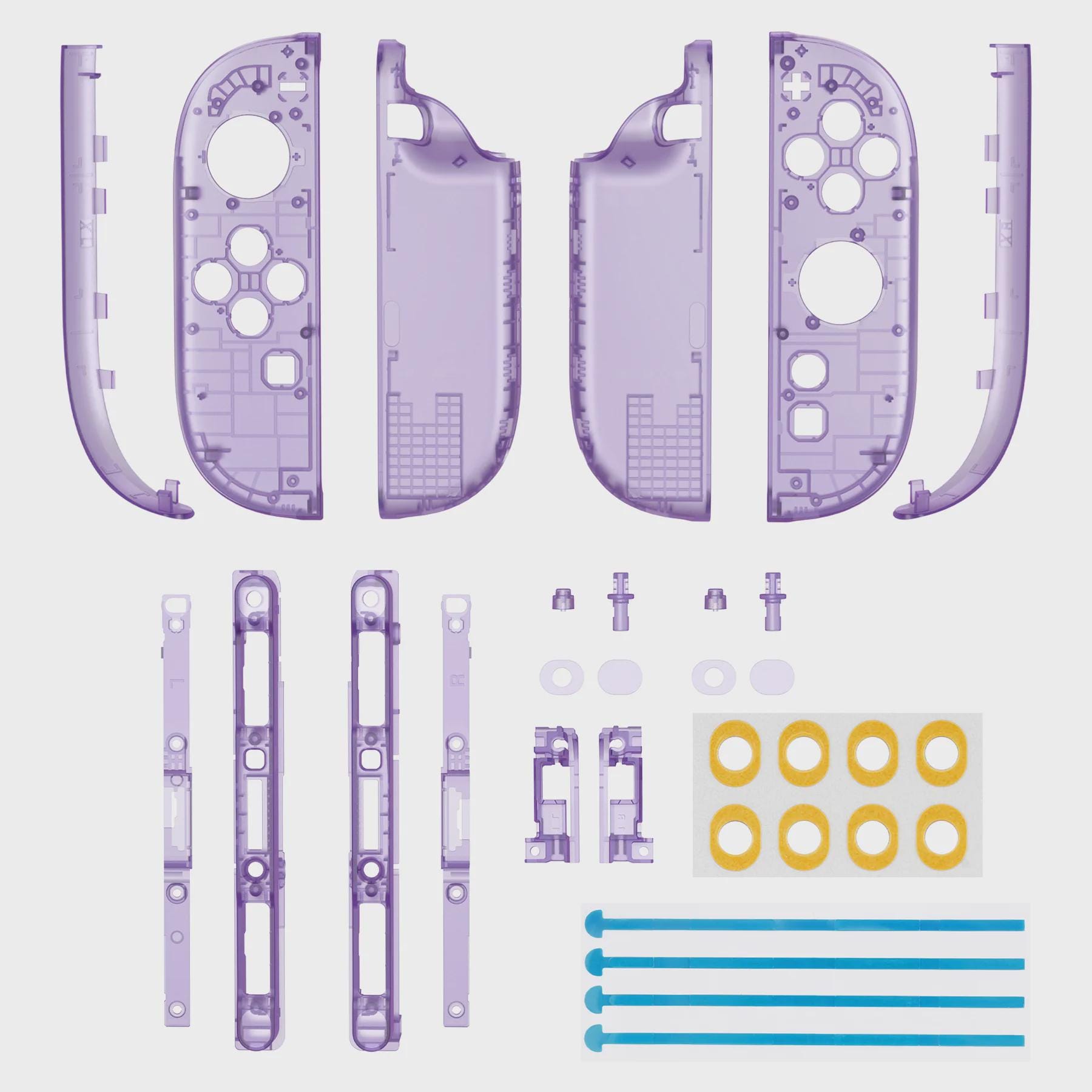 Litestep Shell Replacement Nintendo Switch 2 Joy-con Custom Clear Replacement Shells - Etsy