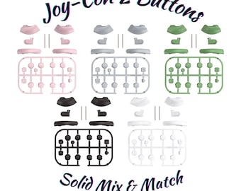 Nintendo Switch 2 Joy-Con Custom Solid Replacement Buttons