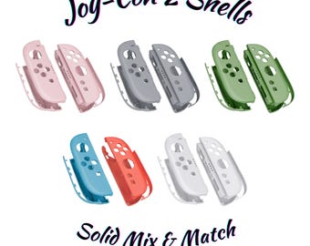 Nintendo Switch 2 Joy-Con Custom Solid Replacement Shells