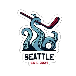 Seattle Hockey, Kraken Vinyl Sticker