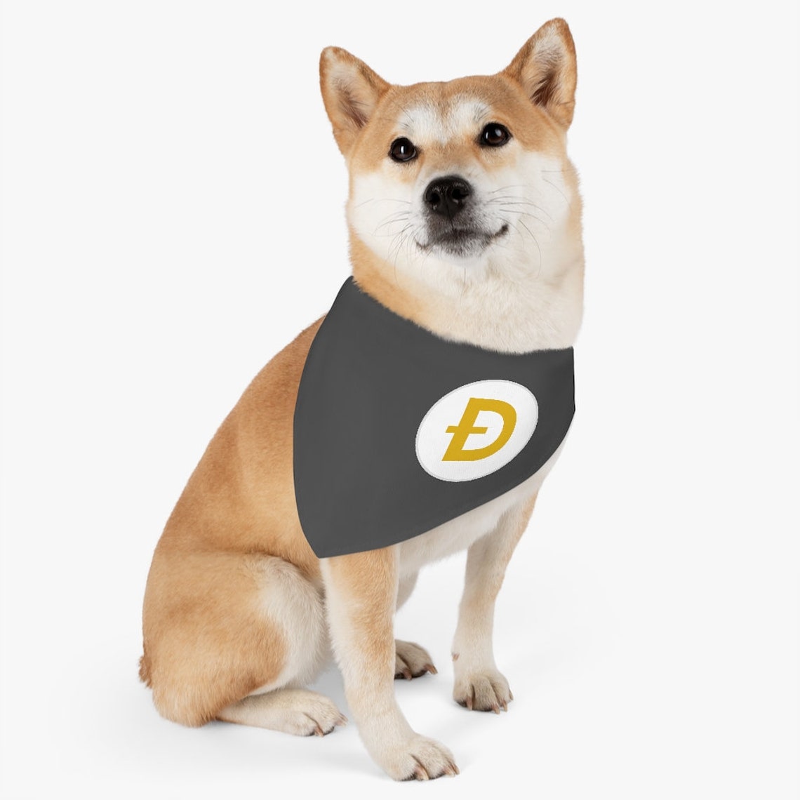 DOGE Crypto Pet Bandana Collar Dogecoin Crypto Dog Collar Etsy