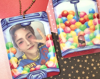 Gumball Machine Acrylic Photocard Holder | Kpop PC Holder Accessory