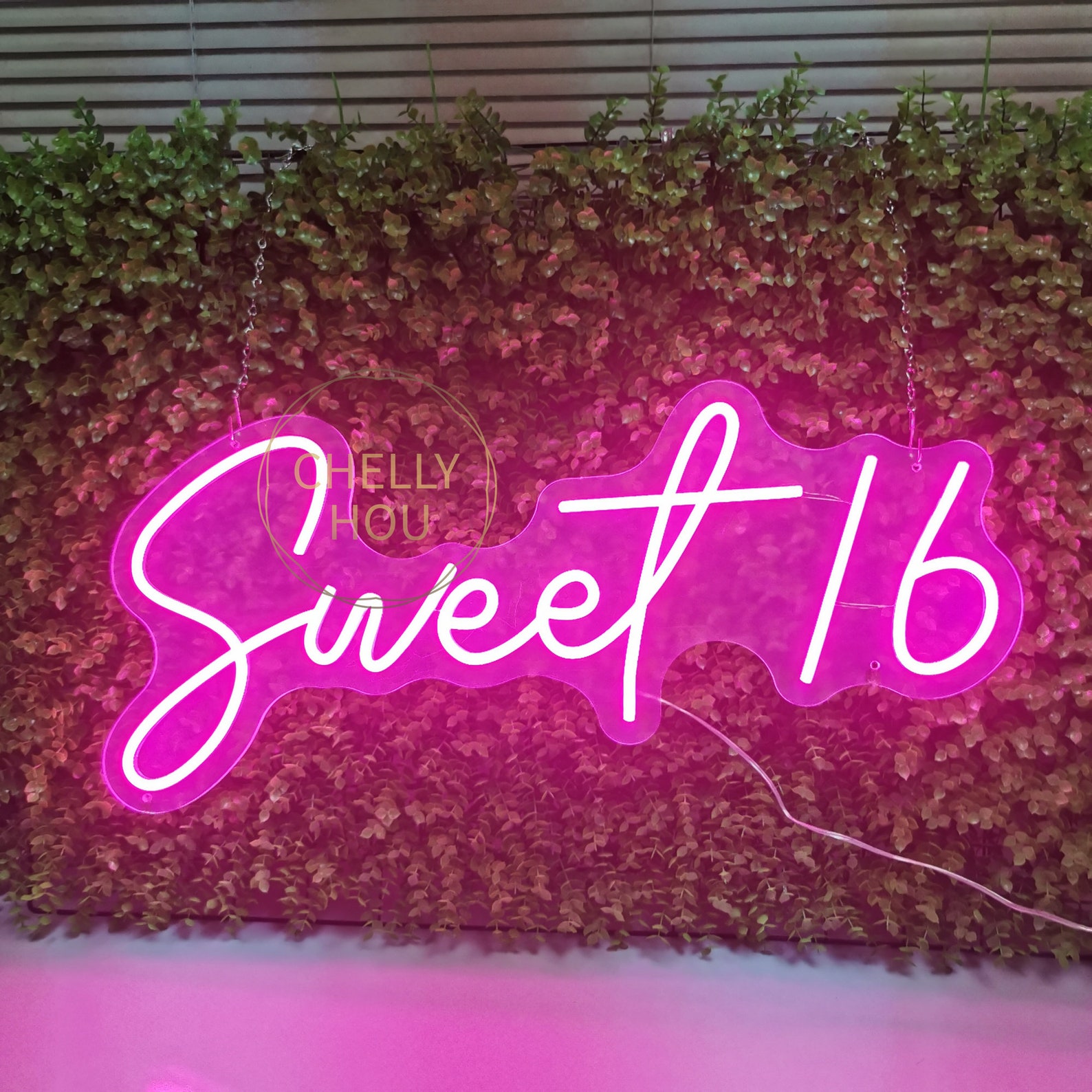 Sweet 16 Neon Sign Custom Name Neon Sign Weddingneon Sign - Etsy