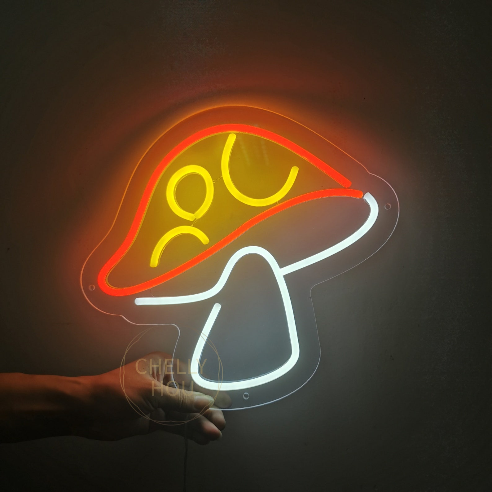 Custom Mushroom Cute Neon Sign Wall Art & Game Room Bedroom - Etsy
