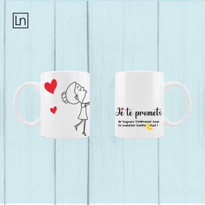 Valentine's Cup Set for Couples, Valentine's Day Cups, Valentine's Day, Custom Mug, Custom Cup