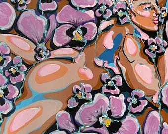Dipinto originale Wallflower