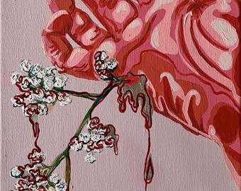 Dipinto originale "Il respiro del bambino"