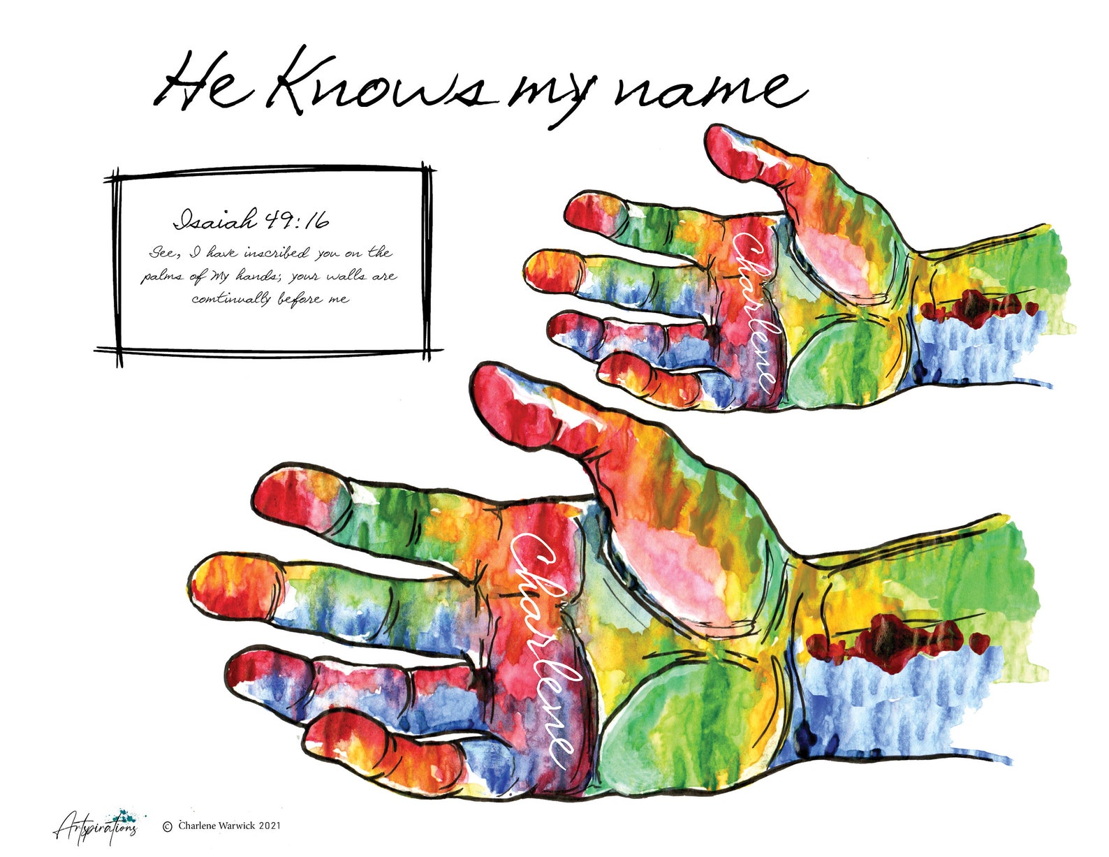 He Knows My Name | Etsy