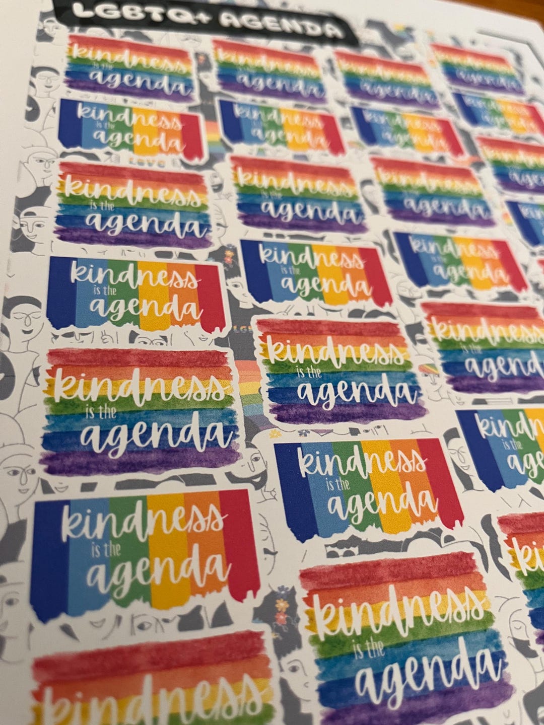 GAY Aufkleber 25-500 Stück Pro LGBT Sticker Gay Pride Trans Don't Say Bill Dec
