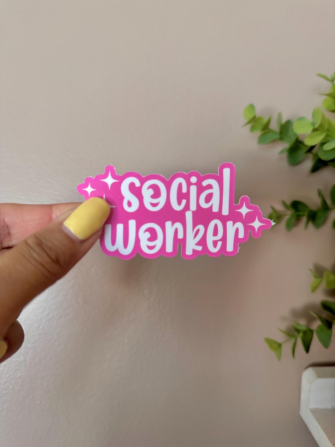 Social Worker Sticker, Waterproof Die Cut Stickers - Etsy