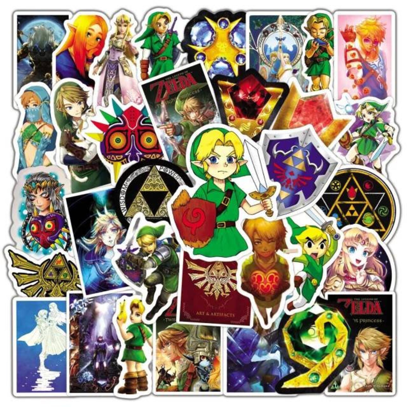 The Legend of Zelda Stickers Randomized 10 pack Etsy