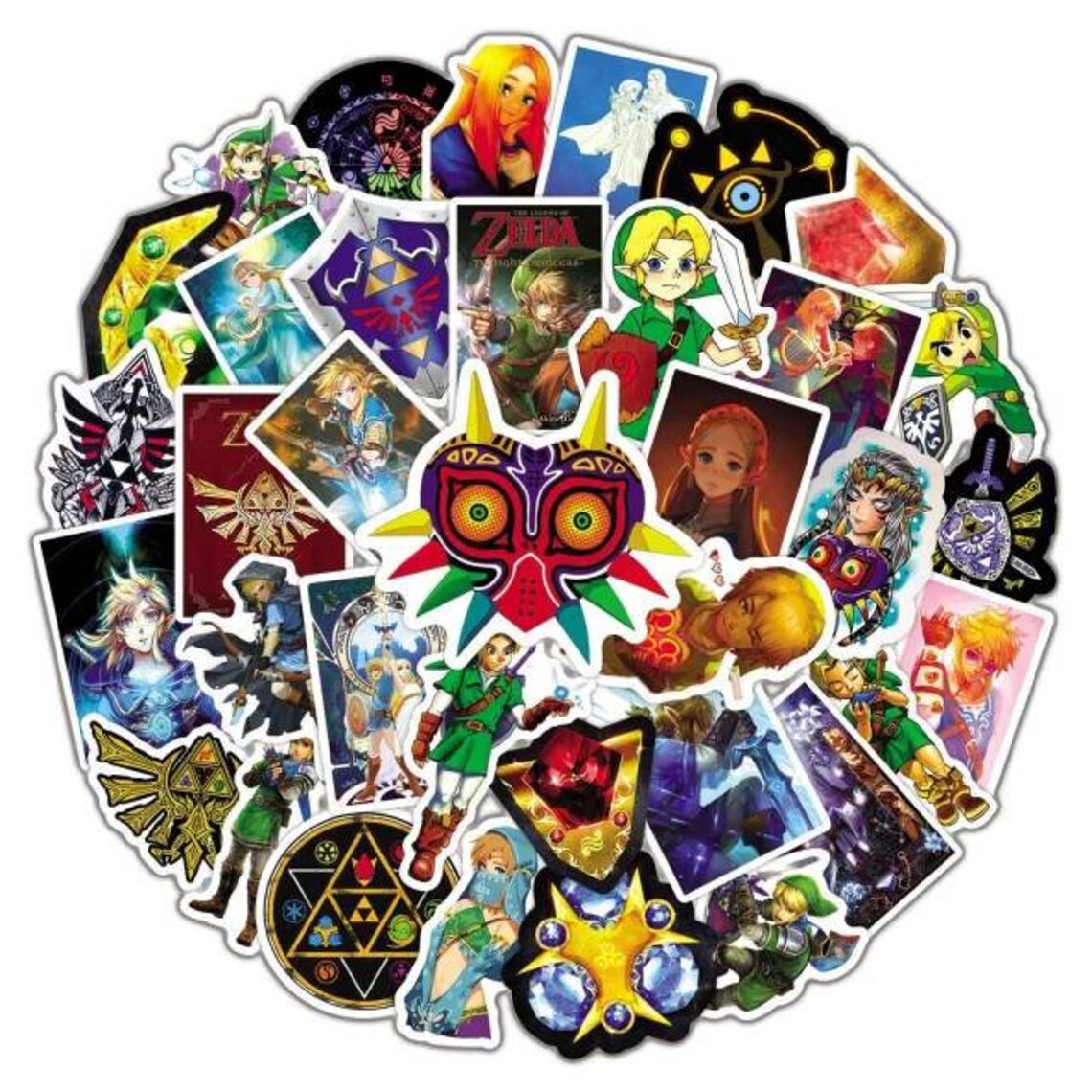 The Legend of Zelda Stickers Randomized 10 pack Etsy