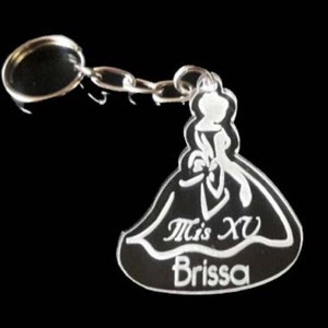 Recuerdos De Quinceañera Wooden Keychain- Mis XV recuerdos llaveros -Sweet 16 Favors - Mis 15 recuerdo - Recuerdo de quinceanos