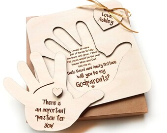 Godparents Proposal | Padrinos Gift | Quieres Ser Mi | Padrino Gift | Madrina Gift | Regalos De Padrinos | Customizable