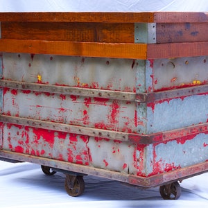 Factory Bin/ Bar Cart