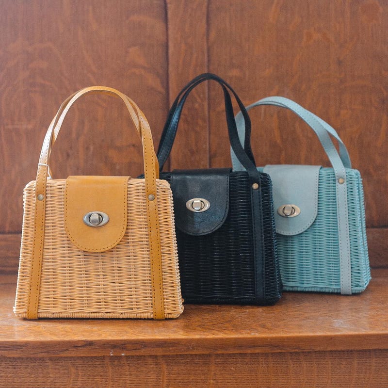 Handmade Rattan Purses Rattan Handbags - Etsy