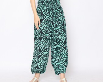 Tropical Harem Pants - Etsy