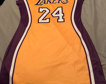 la lakers jersey dress