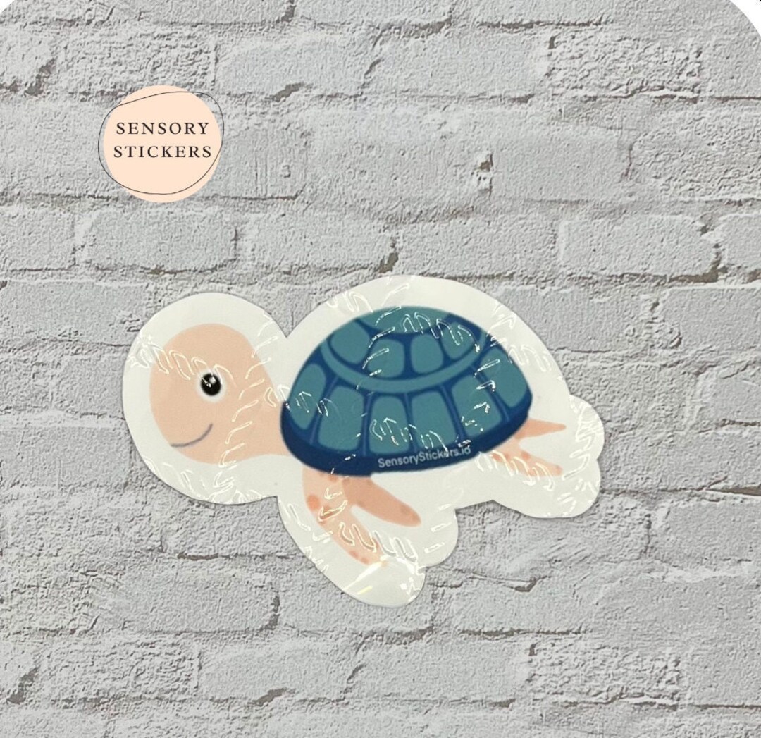 Sea Animal Turtle Sticker, Sensory Stickers:anxiety Relief, Sensory ...