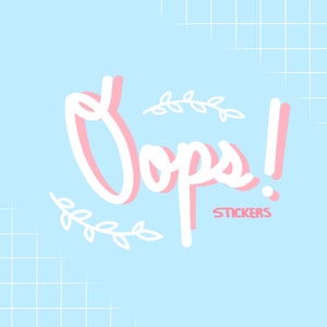 Oups ! Feuilles d'autocollants | Stickers mystères | Oups sac | Pack mystère | Oups autocollants | Surprise | Soldes