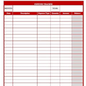 Small Business Expense Tracker Spreadsheet. Expense Tracker Book. Printable. EASY to customize. PDF & Excel. 4 Templates and Colors