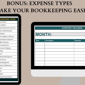 Small Business Expense Tracker Spreadsheet. Expense Tracker Book ...