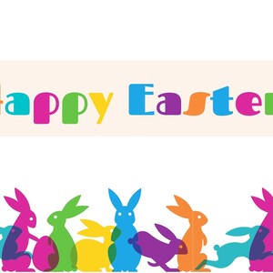 Rainbow Easter Card Printable| Easter Card for Kids |Digital Download | PNG jpeg pdf