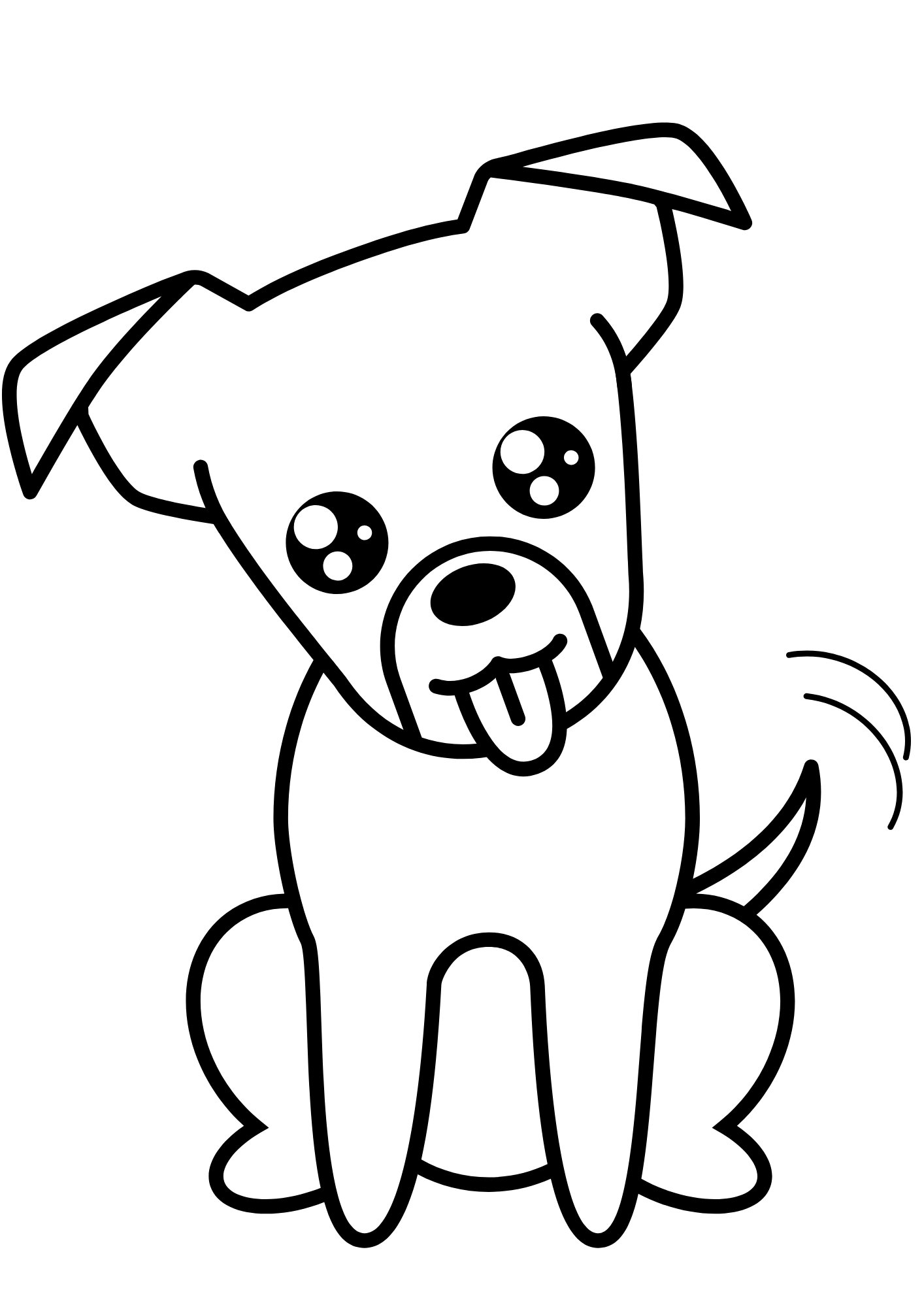 Puppies Coloring Pages Children Color Printable Instant Download A4 Letter Size PNG PDF - Etsy