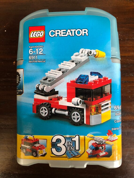LEGO 6911 CREATOR Mini Fie Rescue 3 in En 1 New in Box 69 - Etsy