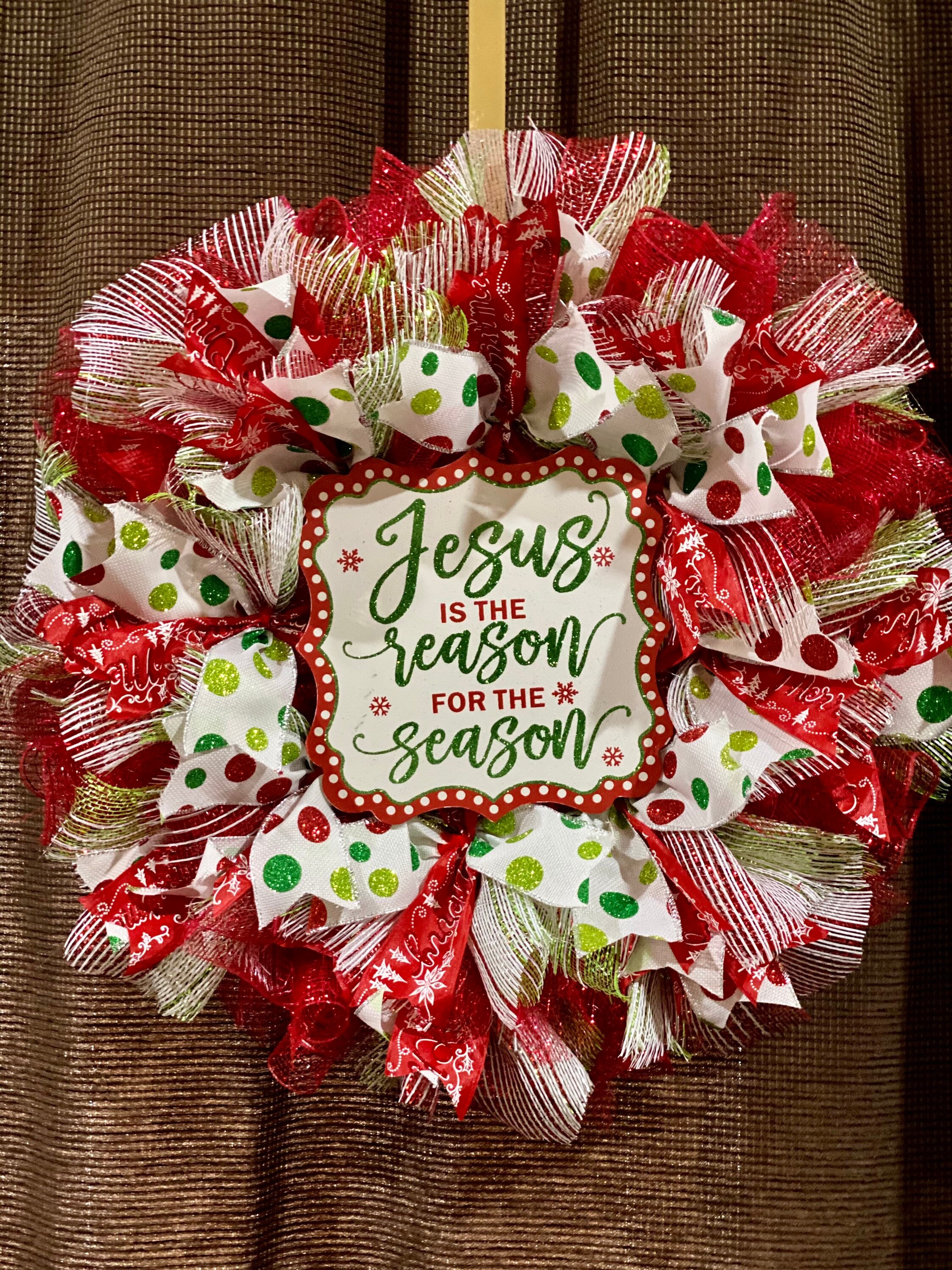 etsy christmas wreaths for front door