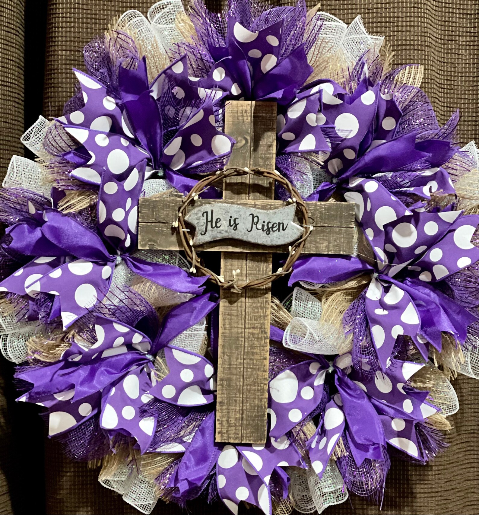 He is Risen Deco Mesh Wreaths He is Risen Deco Mesh Wreaths