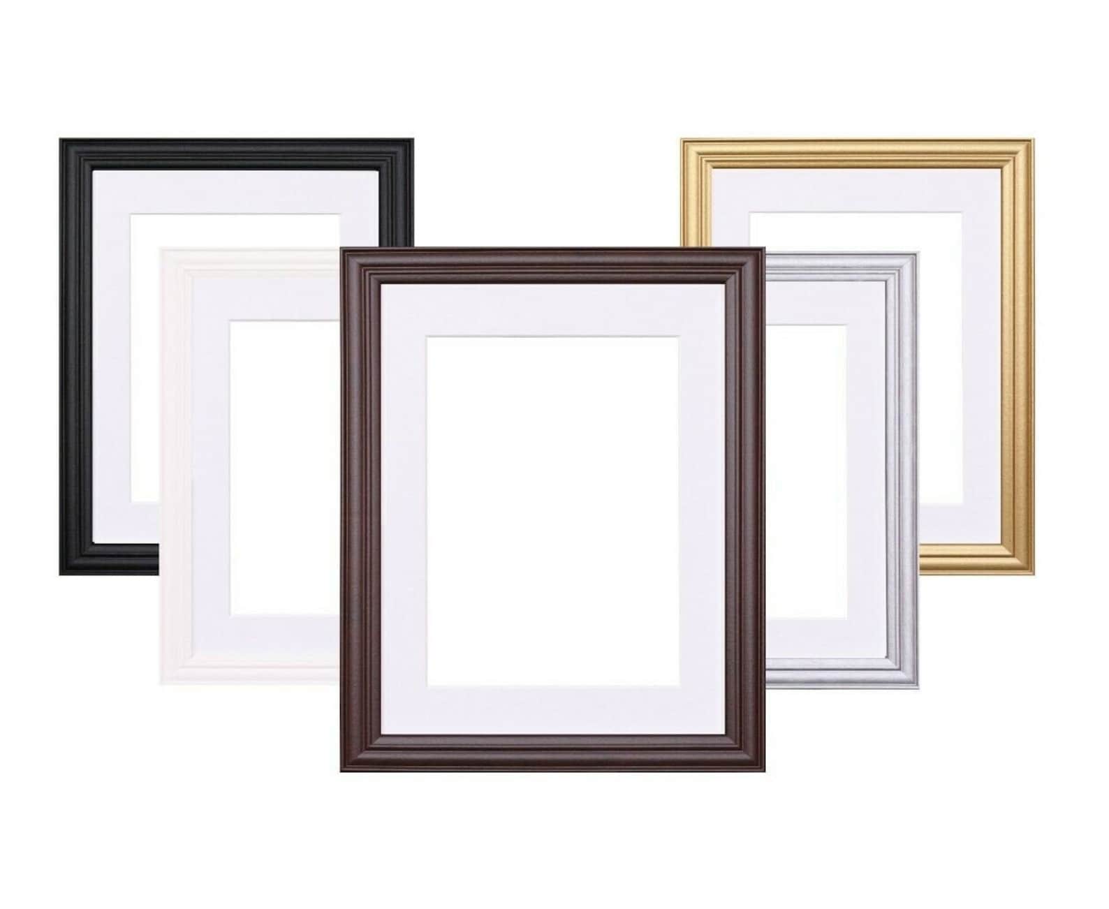 A1 A2 A3 A4 A5 Picture Frame Photo Frame With White Mount and Etsy UK