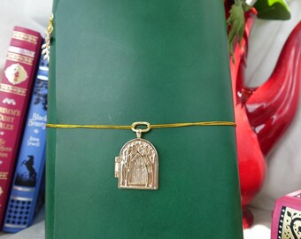 Agenda in vera pelle formato A5, ispirata al film Brave.