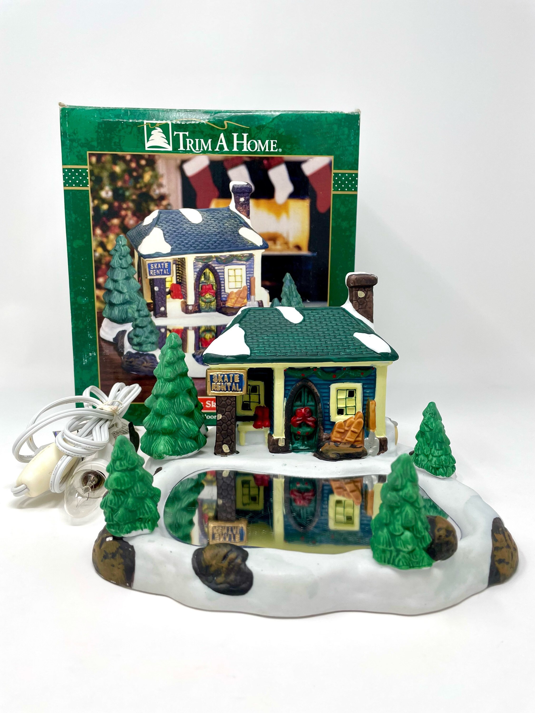 Trim a home christmas village Clearance