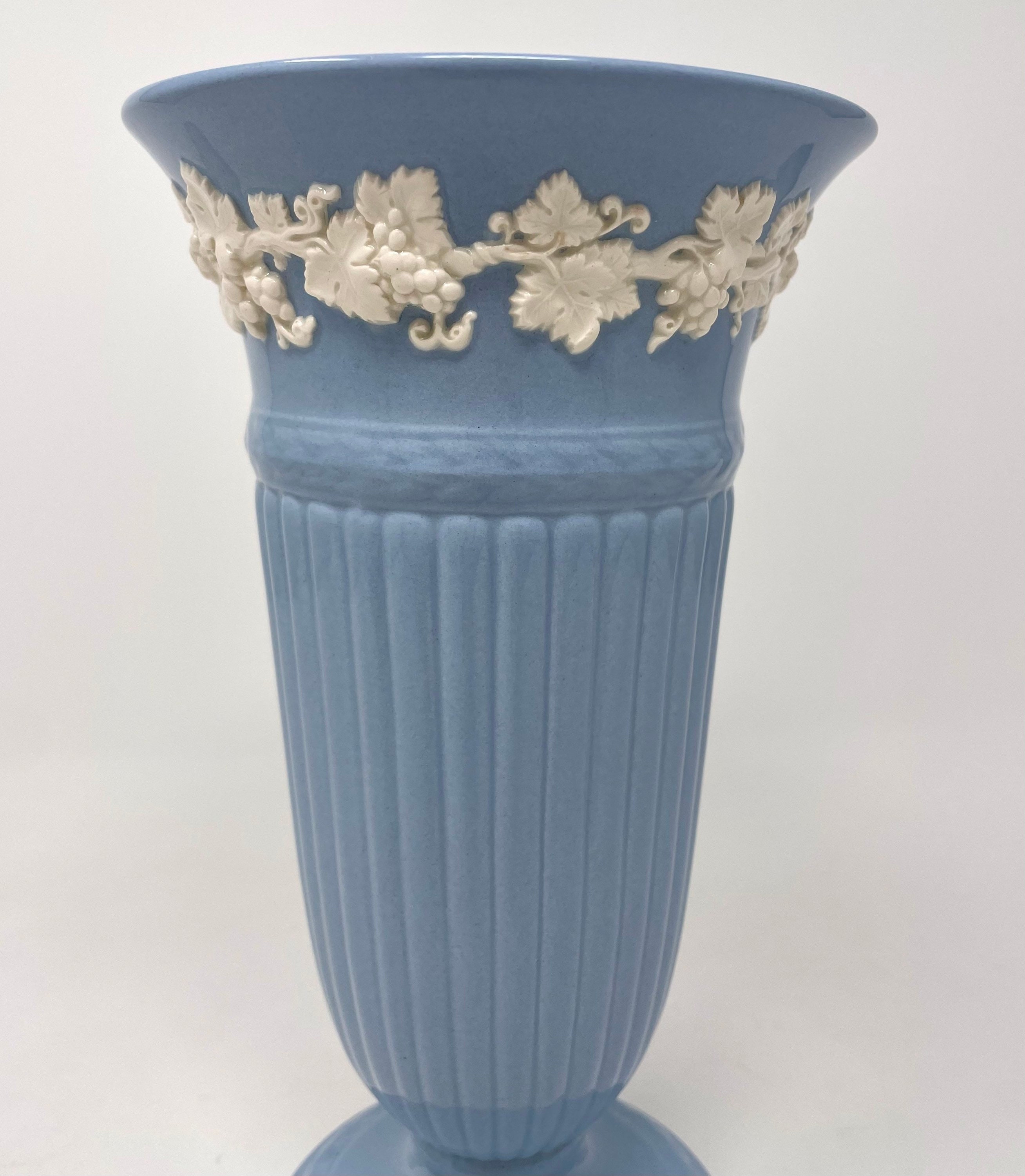 Vintage Wedgwood Embossed Queensware Cream on Lavender Plain Etsy