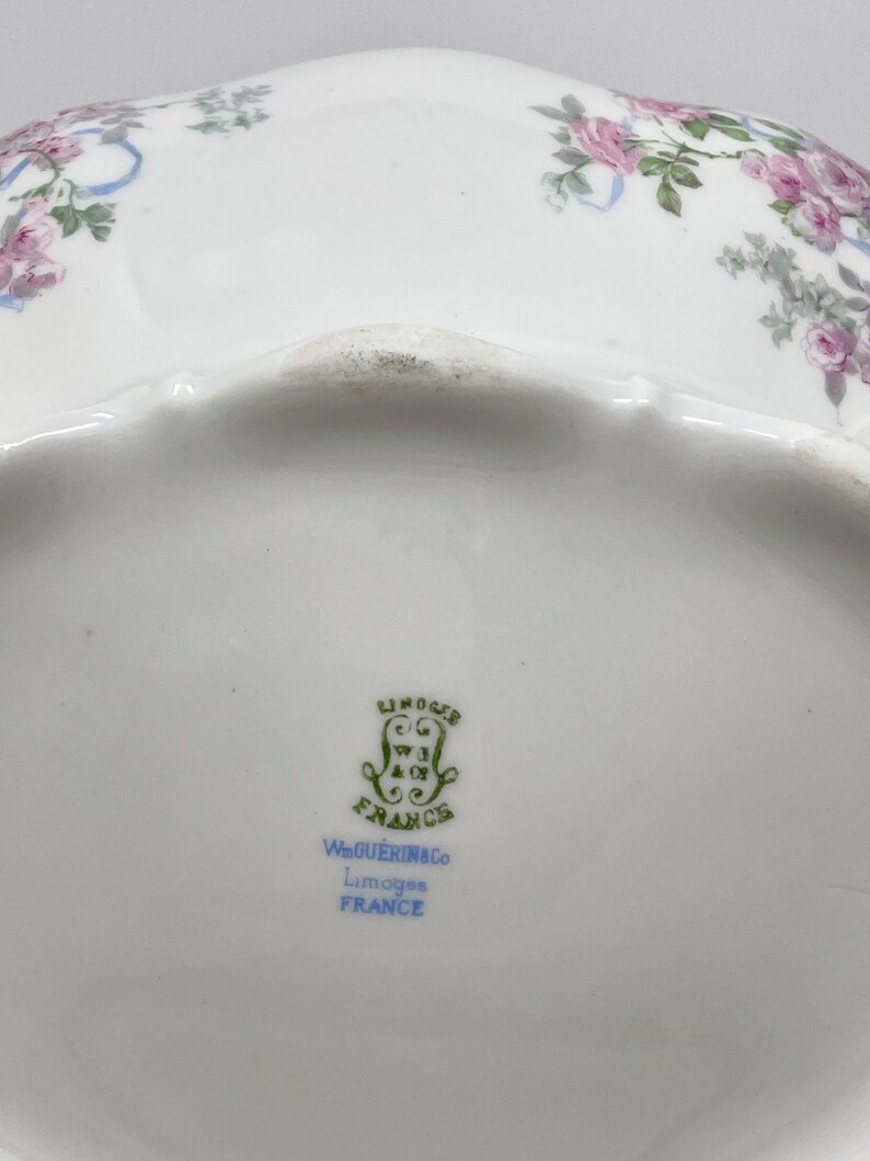 Antique Wm Guerin & Co Limoges Covered Vegetable Dish Tureen Etsy