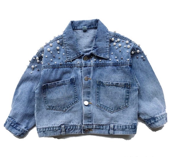 Pearl Denim Jacket | Etsy