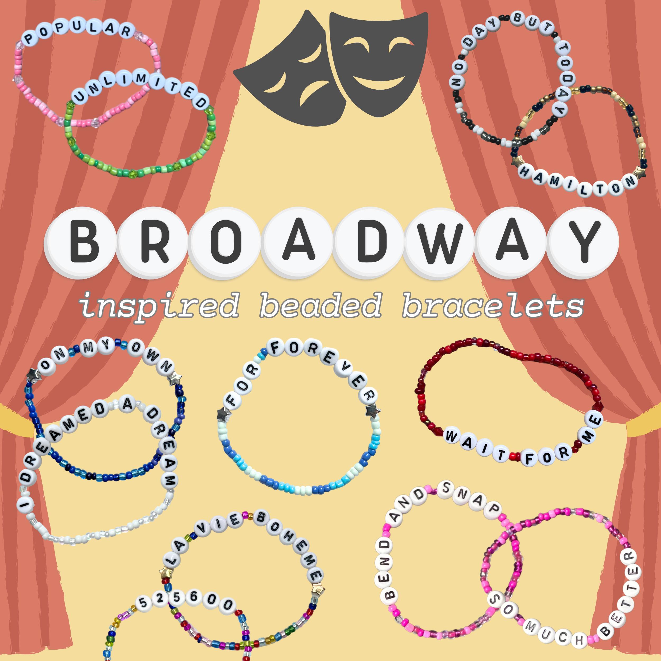 Broadway bracelets - beaded friendship trading bracelets