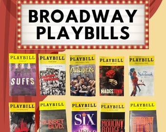Broadway Musical Playbills Vol. 1