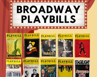 Broadway Musical Playbills Vol. 2