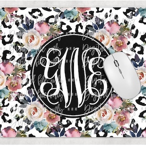 Boho leopard mousepad mouse pad sublimation digital download, png, sublimation template, instant download, digital file