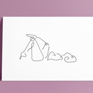 Marilyn Monroe | Digital Illustration | Marilyn Art Print | Art Poster  | Digital Download | Line Drawing